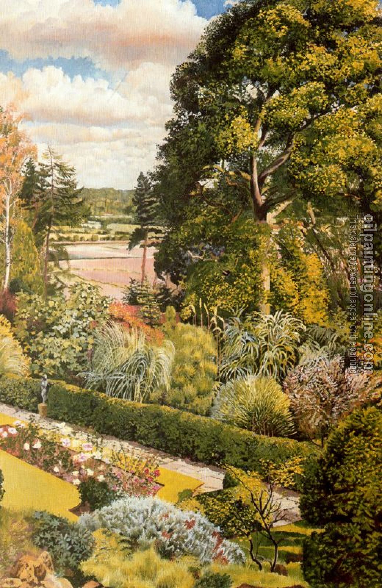 Stanley Spencer - Garden View, Cookham Dene